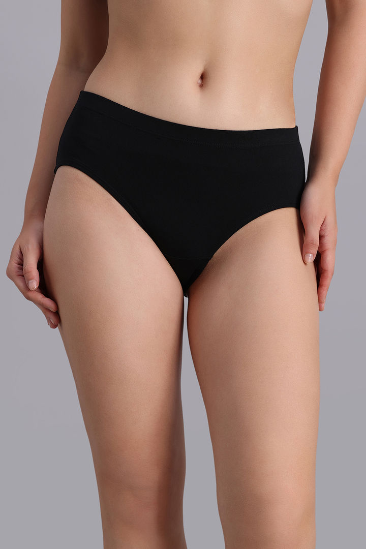 Zivame Anti-Microbial Medium Rise Full Coverage Hipster Panty (Pack of 5) - Multicolor — image 3